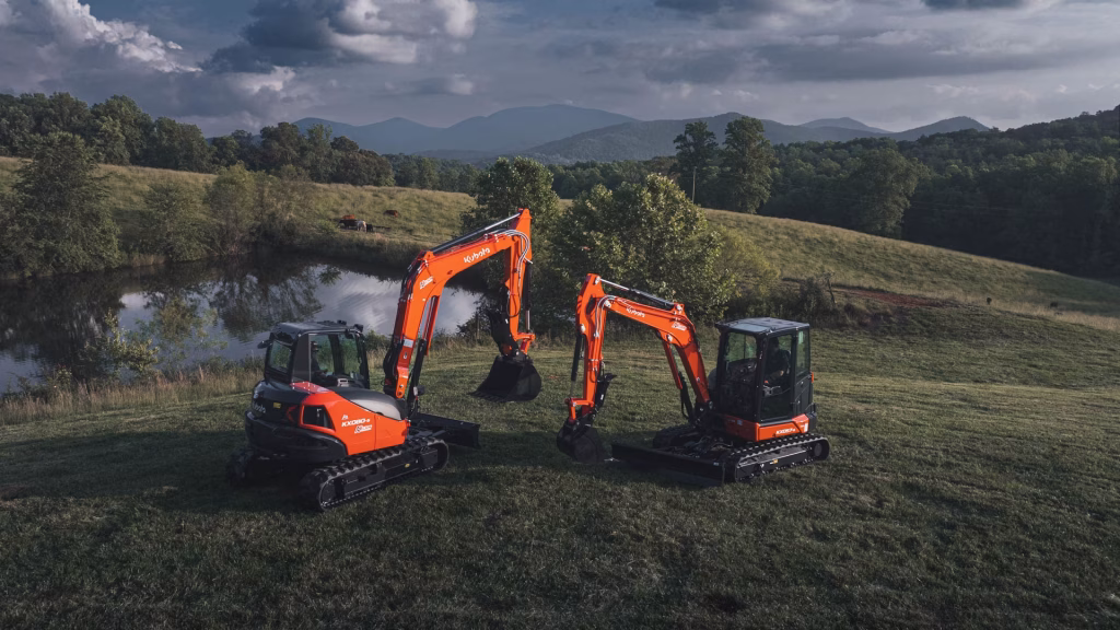 Kubota Brand Name on Tractor