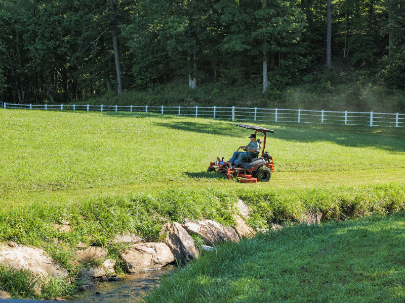 3 New Holland Tractor at Golf Course