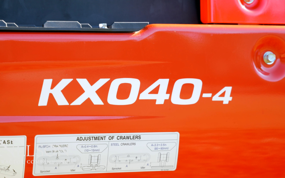 The Kubota KX040-4: A Versatile and Fuel-Efficient Mini Excavator