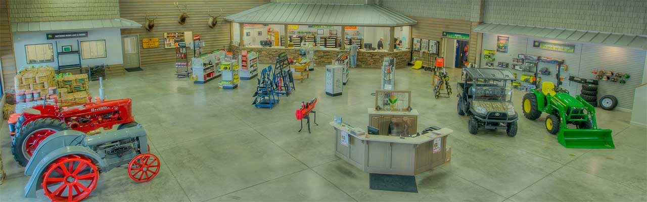 Nelson Tractor Dealership Inside