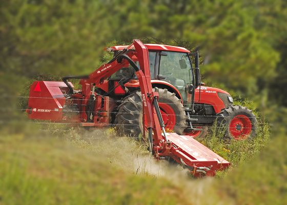 Bushhog Vehicle With Attachment