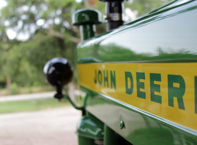 John Deere Tractor Side View