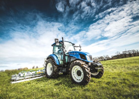New Holland Tractor On Field