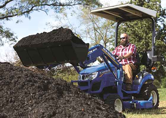 New Holland Compact Tractor with Loader