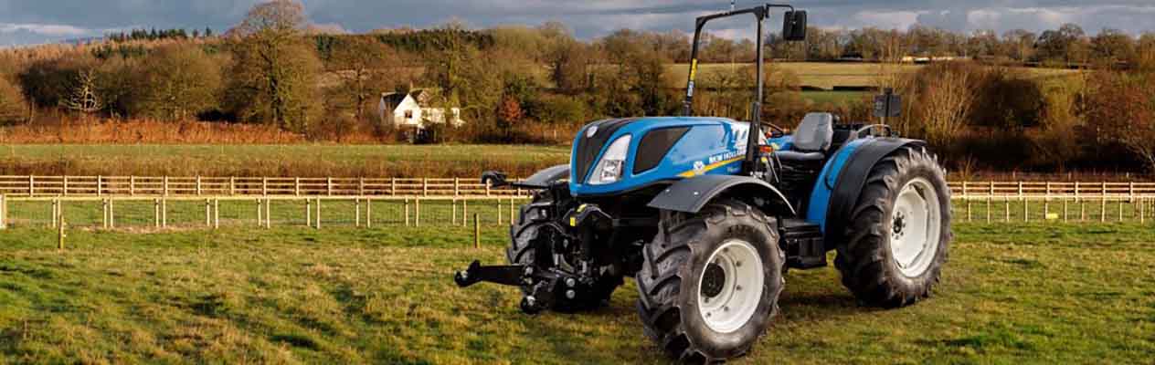 New Holland Tractor in Field