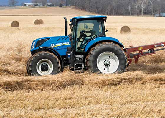 New Holland Tractor in Field