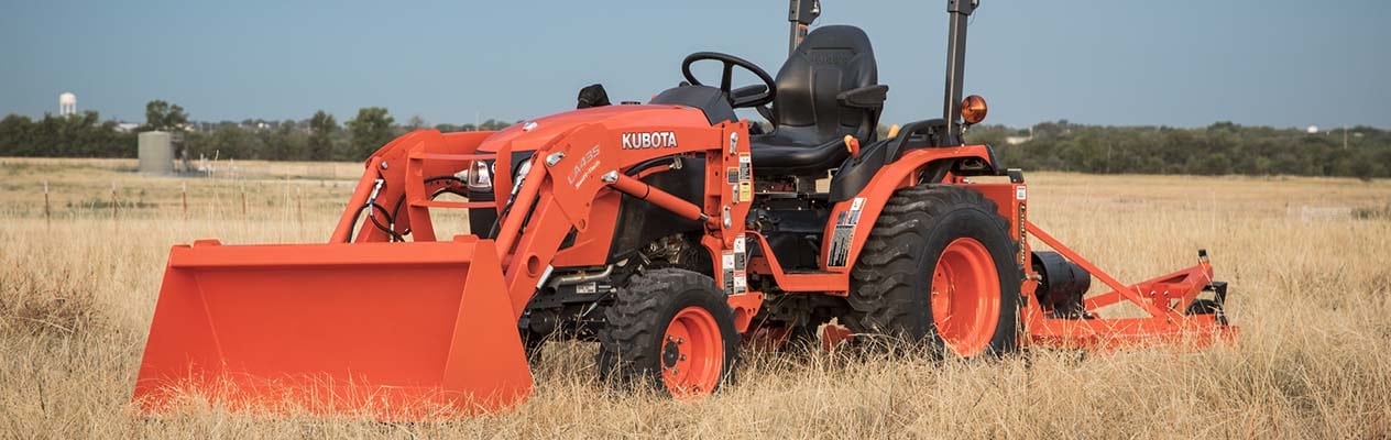 Kubota Tractor in Field