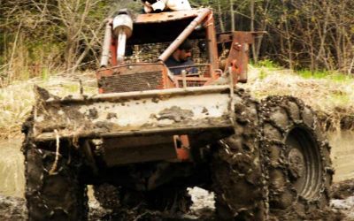 How to Free a Tractor Stuck in the Mud