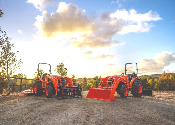 Two Kubota Vehicles for Construction